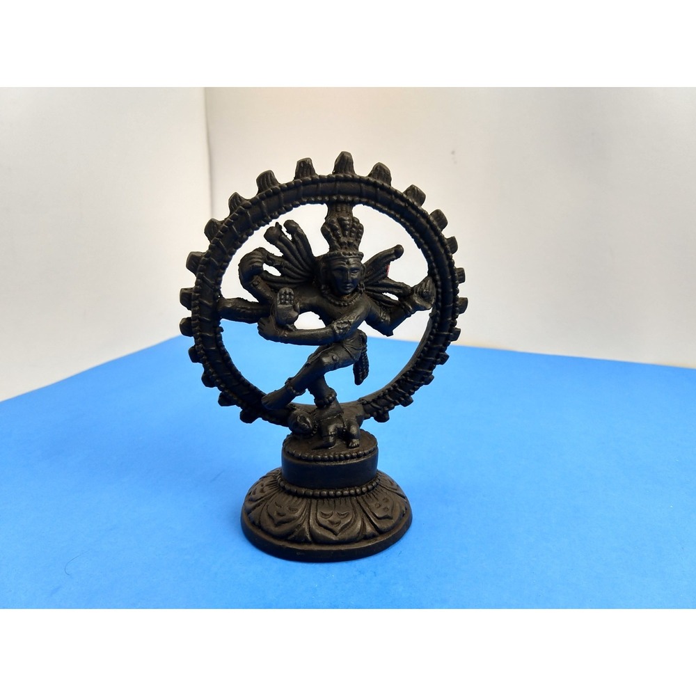 Shiva as Pravarti Nataraja Resin Figure Nepal Hindu Goddess 5.5"